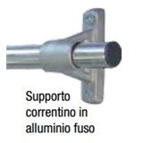 Supporto correntino in alluminio per scale S15/1 e S15/2